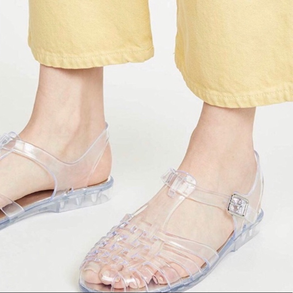 Jeffrey Campbell Clear Jelly Sandals